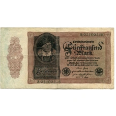 Банкнота 5000 марок 1922 года Германия