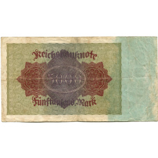 Банкнота 5000 марок 1922 года Германия (вид 2)