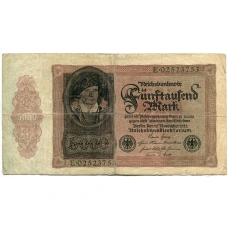 Банкнота 5000 марок 1922 года Германия