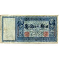 Банкнота 100 марок 1910 года Германия
