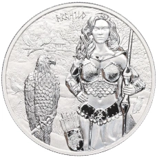 Монета 5 марок 2025 года Германия «Валькирия — Арнхильд» (аверс)