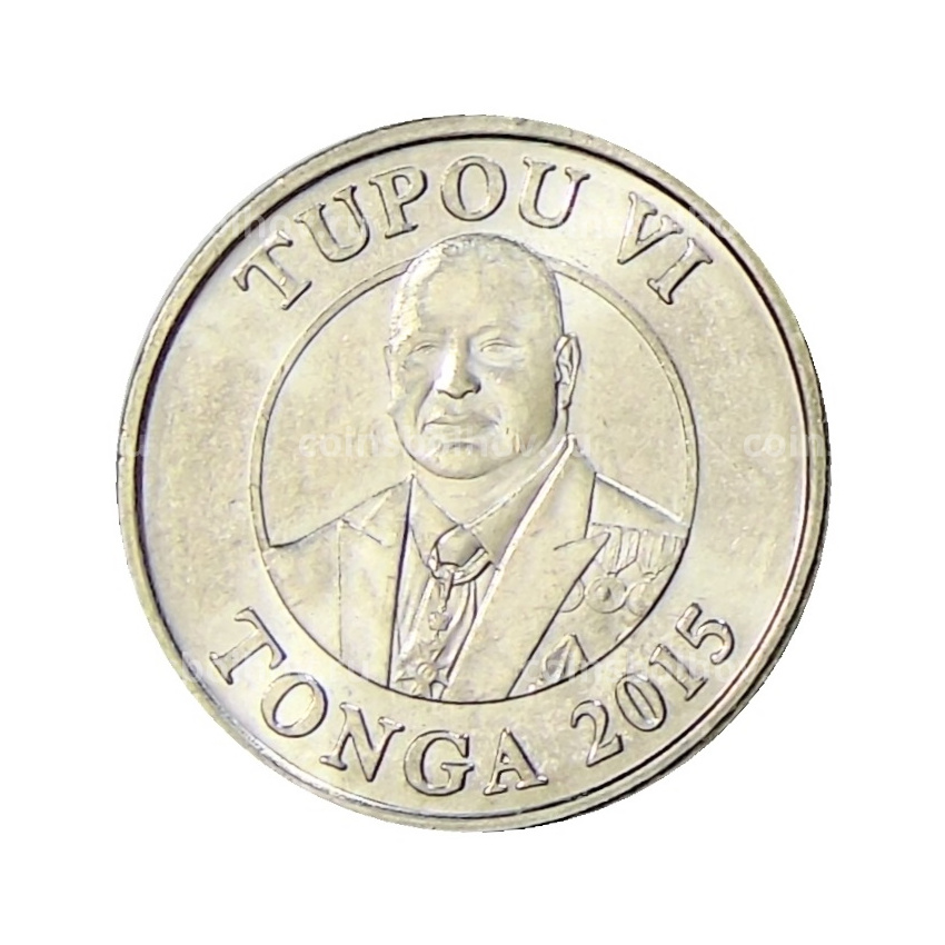 Монета 5 сенити 2015 года Тонга