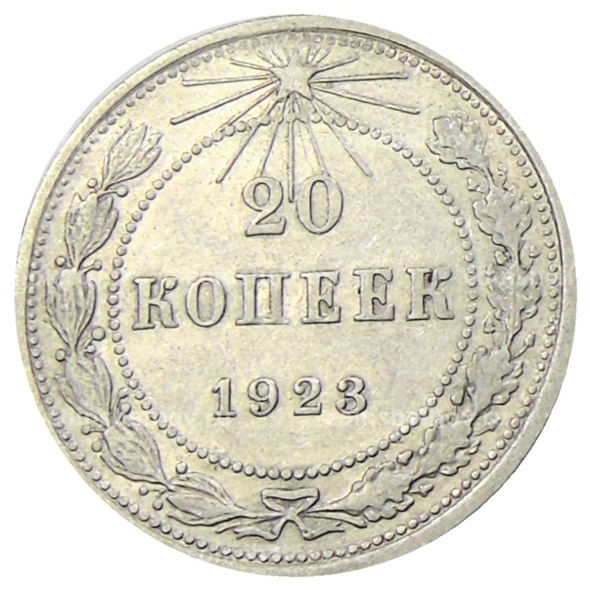 Монета 20 копеек 1923 года