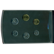 Набор из 6 монет 2012 года Фиджи «Флора и фауна» (Цветное покрытие, в подарочной упаковке) (реверс)