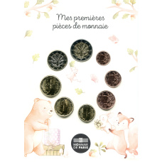 Годовой монет евро 2025 года Франция (в подарочном блистере) (аверс)