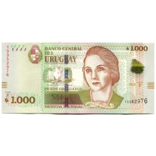 Банкнота 1000 песо 2020 года Уругвай (аверс)