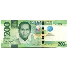 Банкнота 200 песо 2001 (2017) года Филиппины