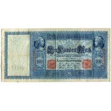 Банкнота 100 марок 1910 года Германия