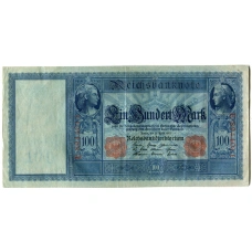 Банкнота 100 марок 1910 года Германия