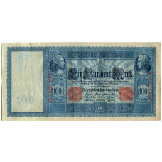 Банкнота 100 марок 1910 года Германия