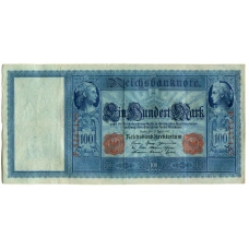Банкнота 100 марок 1910 года Германия