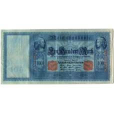 Банкнота 100 марок 1910 года Германия