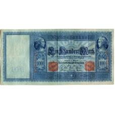 Банкнота 100 марок 1910 года Германия