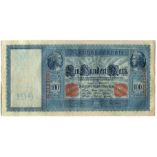 Банкнота 100 марок 1910 года Германия
