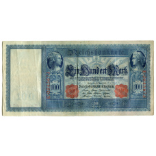 Банкнота 100 марок 1910 года Германия