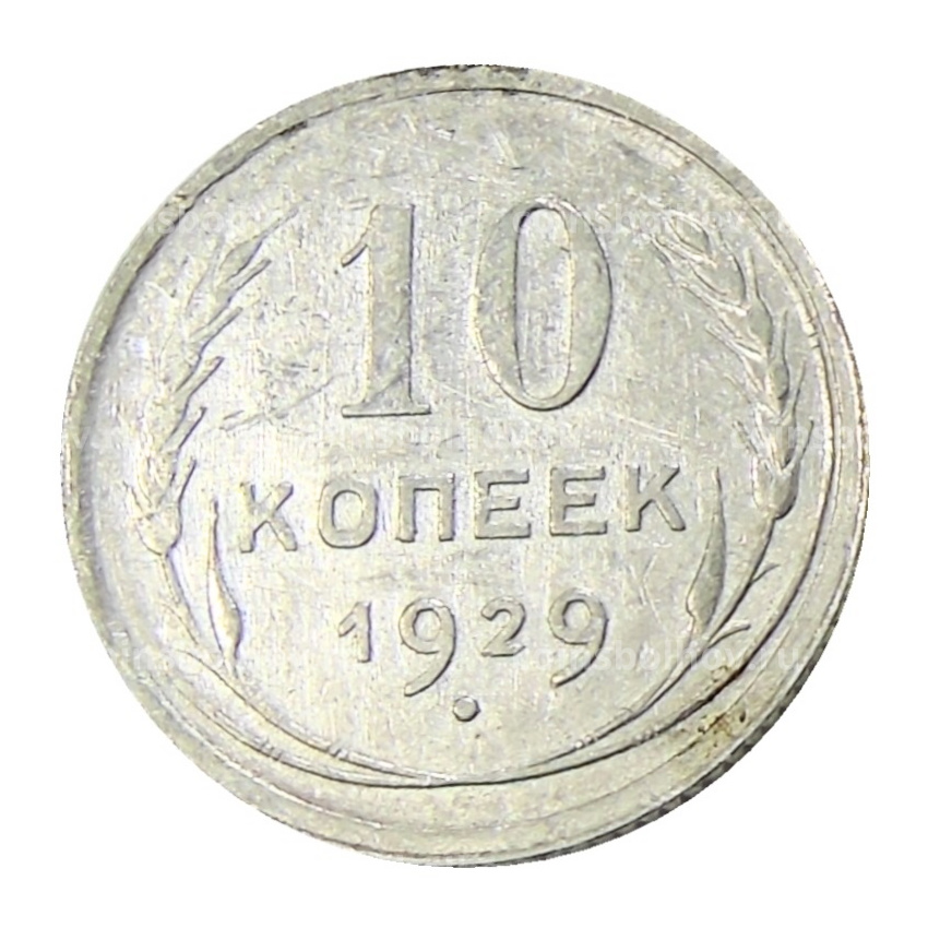Монета 10 копеек 1929 года