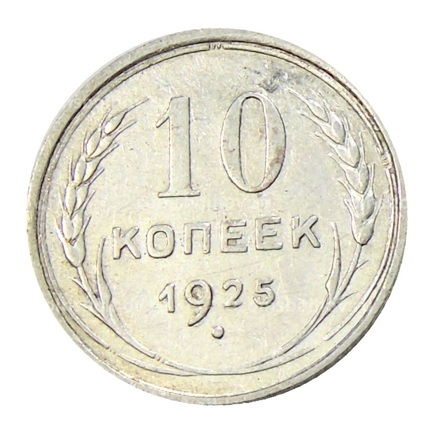 Монета 10 копеек 1925 года