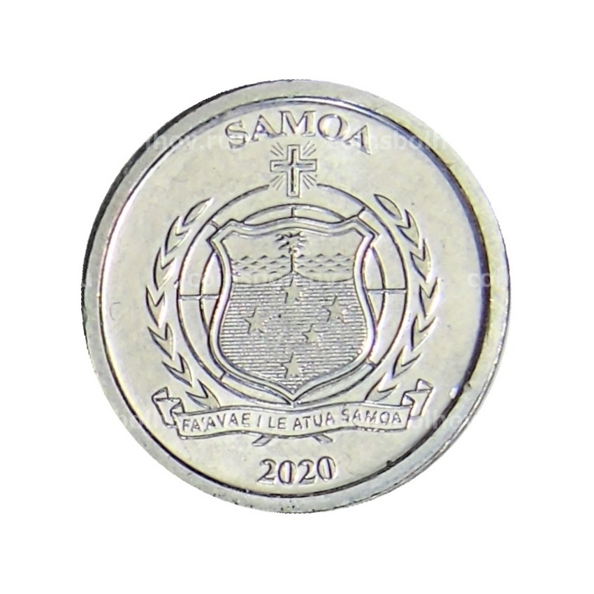 Монета 1 сене 2020 года Самоа «Зубастоклювый голубь» (вид 2)
