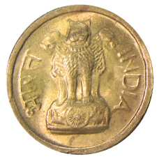 Монета 1 пайс 1964 года Индия (реверс)