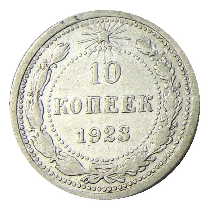 Монета 10 копеек 1923 года