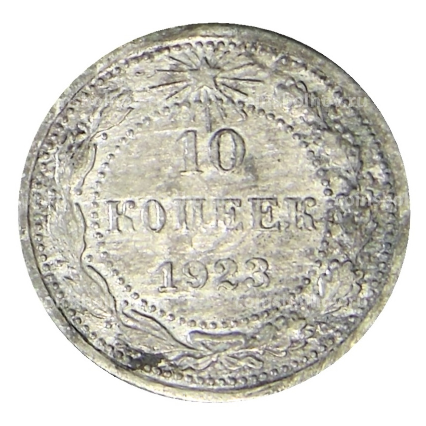 Монета 10 копеек 1923 года