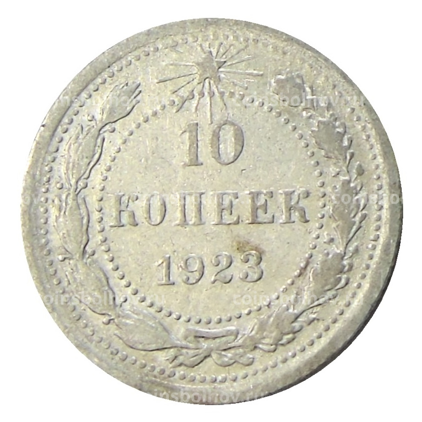 Монета 10 копеек 1923 года