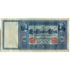 Банкнота 100 марок 1910 года Германия (аверс)