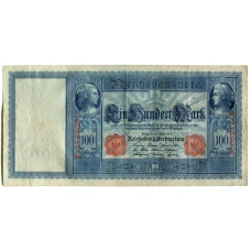 Банкнота 100 марок 1910 года Германия