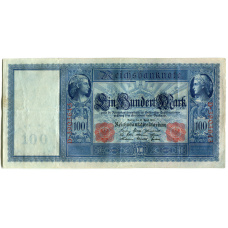 Банкнота 100 марок 1910 года Германия (аверс)