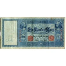 Банкнота 100 марок 1910 года Германия