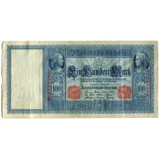 Банкнота 100 марок 1910 года Германия