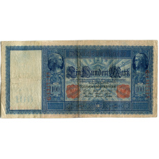 Банкнота 100 марок 1910 года Германия (аверс)