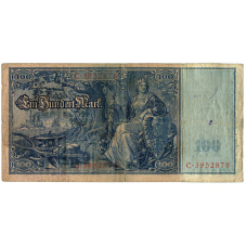 Банкнота 100 марок 1910 года Германия (вид 2)