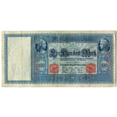 Банкнота 100 марок 1910 года Германия