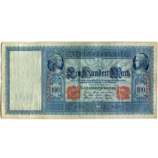 Банкнота 100 марок 1910 года Германия