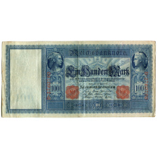Банкнота 100 марок 1910 года Германия