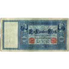 Банкнота 100 марок 1910 года Германия