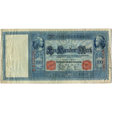 Банкнота 100 марок 1910 года Германия