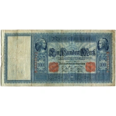 Банкнота 100 марок 1910 года Германия