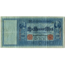 Банкнота 100 марок 1910 года Германия