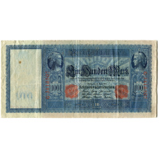 Банкнота 100 марок 1910 года Германия