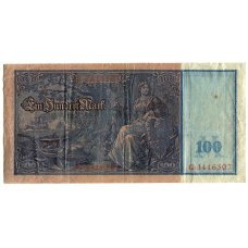 Банкнота 100 марок 1910 года Германия (вид 2)