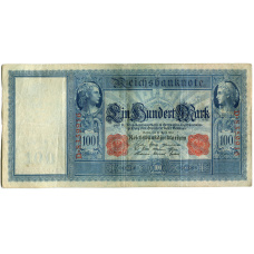 Банкнота 100 марок 1910 года Германия