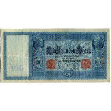 Банкнота 100 марок 1910 года Германия