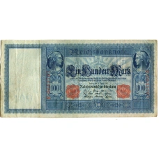 Банкнота 100 марок 1910 года Германия