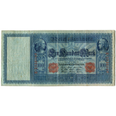 Банкнота 100 марок 1910 года Германия (аверс)