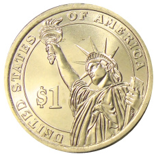 Монета 1 доллар 2014 года D США «31-й президент США Герберт Гувер» (реверс)