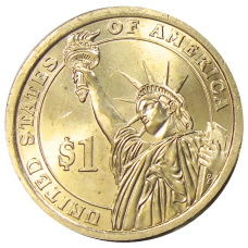 Монета 1 доллар 2014 года D США «32-й президент США Франклин Рузвельт» (реверс)