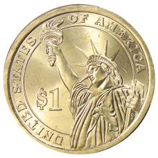 Монета 1 доллар 2015 года D США «33-й президент США Гарри Труман» (реверс)