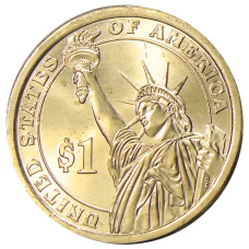 Монета 1 доллар 2015 года D США «33-й президент США Гарри Труман» (реверс)